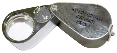 LED Light Source Jewellery Magnifier